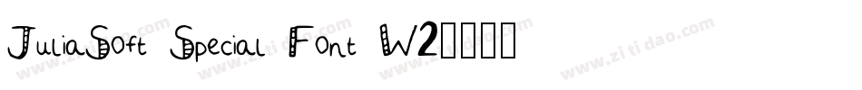 JuliaSoft Special Font W2字体转换